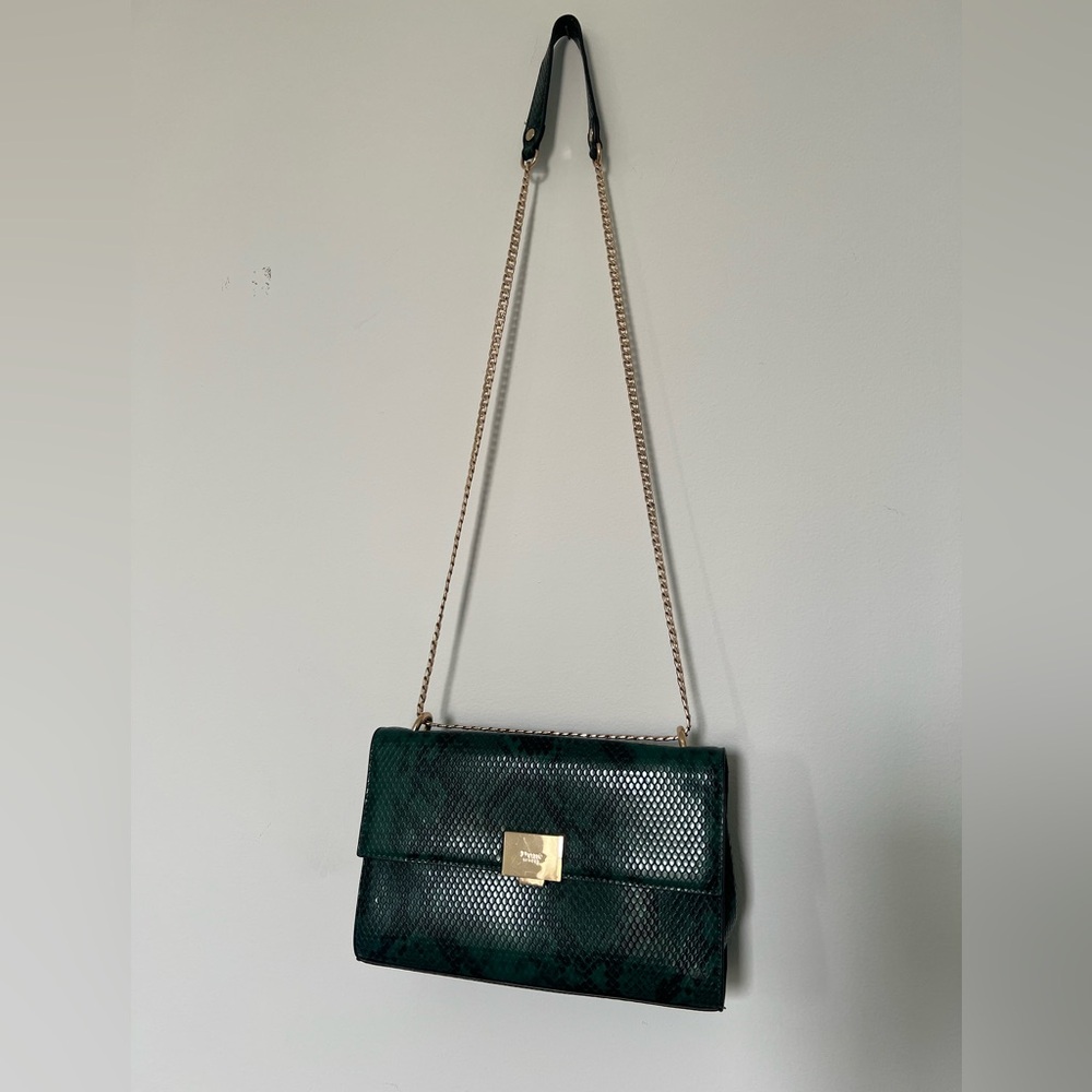 Dune London Green Snake Print Bag - Picture 3 of 4